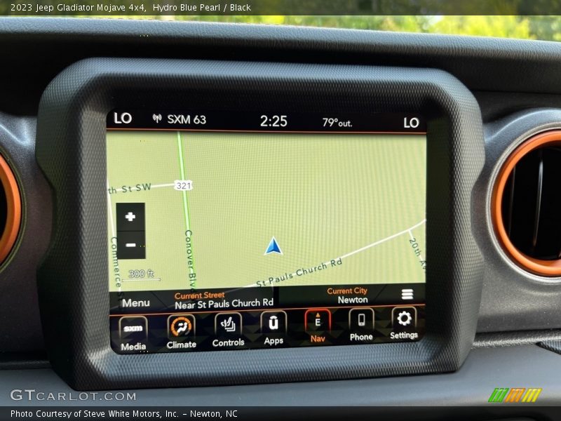 Navigation of 2023 Gladiator Mojave 4x4