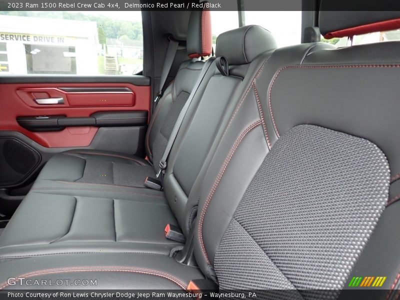 Rear Seat of 2023 1500 Rebel Crew Cab 4x4