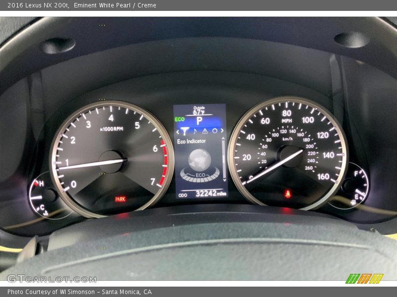  2016 NX 200t 200t Gauges