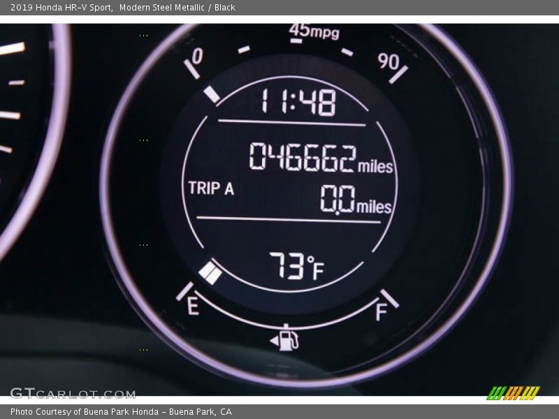 Modern Steel Metallic / Black 2019 Honda HR-V Sport