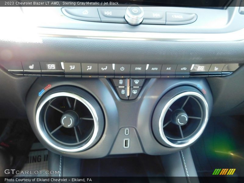 Sterling Gray Metallic / Jet Black 2023 Chevrolet Blazer LT AWD