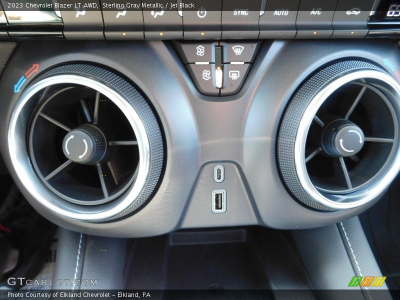 Sterling Gray Metallic / Jet Black 2023 Chevrolet Blazer LT AWD