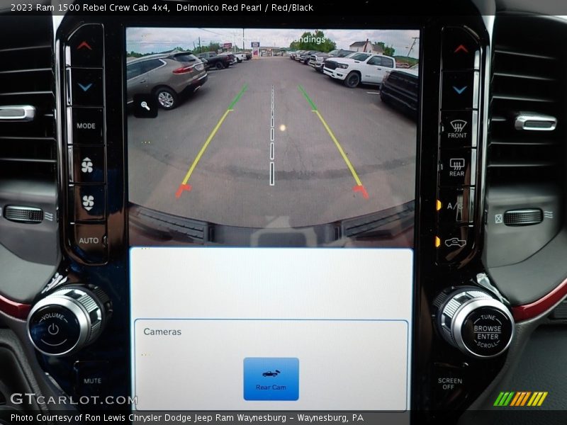 Delmonico Red Pearl / Red/Black 2023 Ram 1500 Rebel Crew Cab 4x4