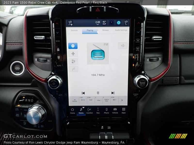 Controls of 2023 1500 Rebel Crew Cab 4x4