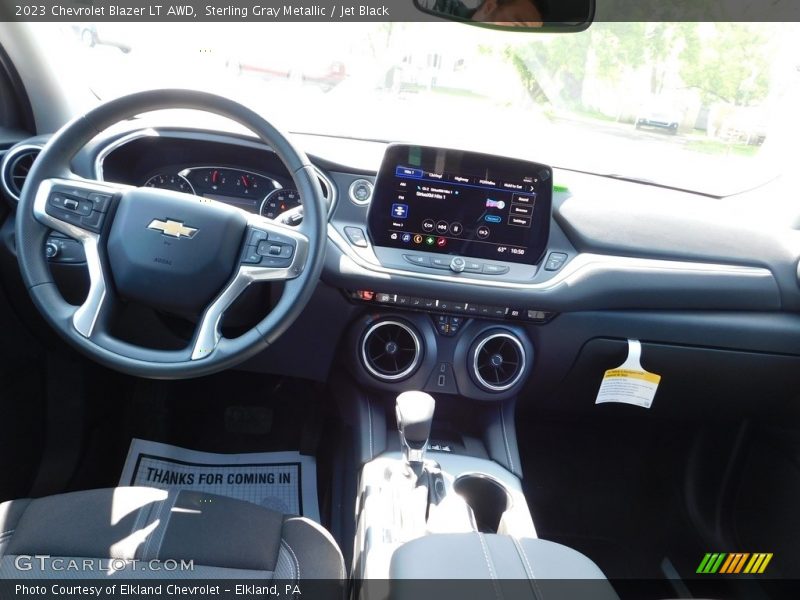 Sterling Gray Metallic / Jet Black 2023 Chevrolet Blazer LT AWD