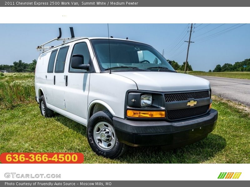 Summit White / Medium Pewter 2011 Chevrolet Express 2500 Work Van