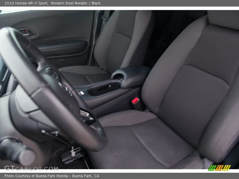 Modern Steel Metallic / Black 2019 Honda HR-V Sport