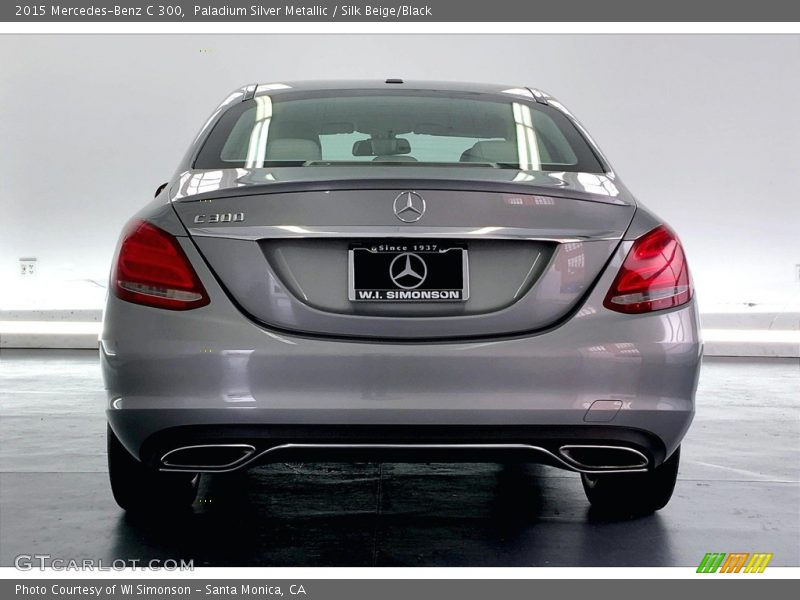 Paladium Silver Metallic / Silk Beige/Black 2015 Mercedes-Benz C 300