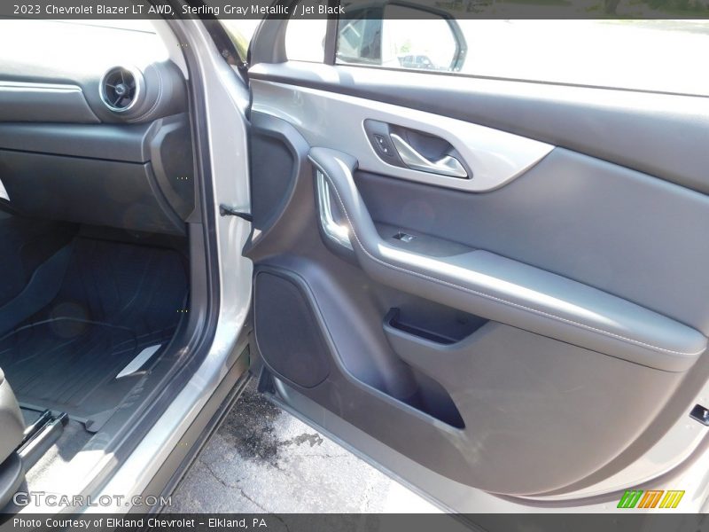 Sterling Gray Metallic / Jet Black 2023 Chevrolet Blazer LT AWD