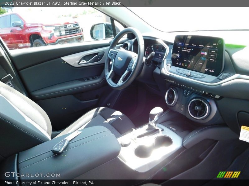 Sterling Gray Metallic / Jet Black 2023 Chevrolet Blazer LT AWD