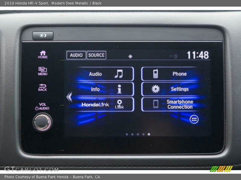 Modern Steel Metallic / Black 2019 Honda HR-V Sport