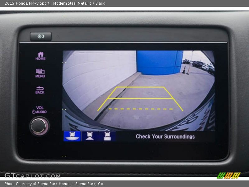 Modern Steel Metallic / Black 2019 Honda HR-V Sport