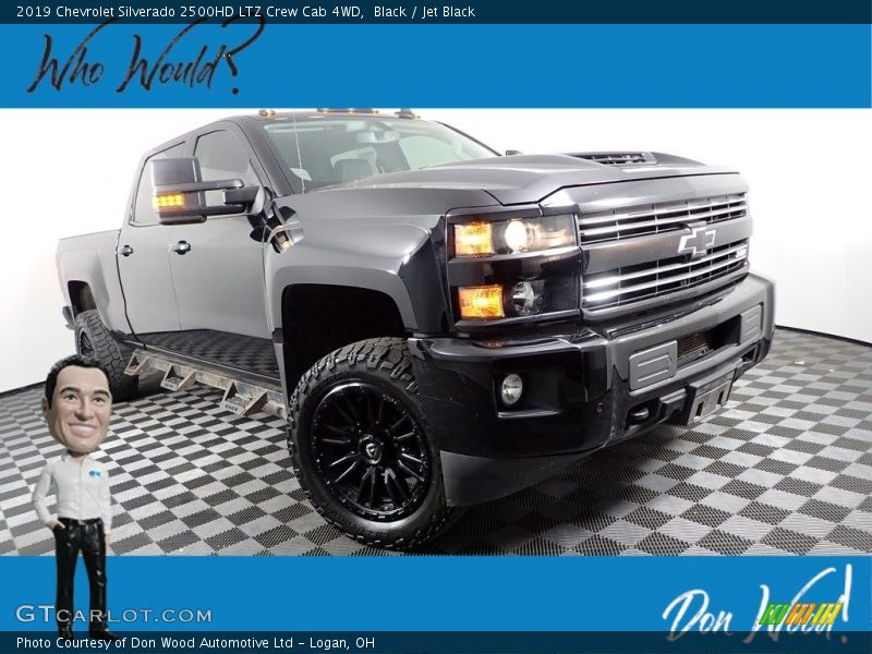 Black / Jet Black 2019 Chevrolet Silverado 2500HD LTZ Crew Cab 4WD