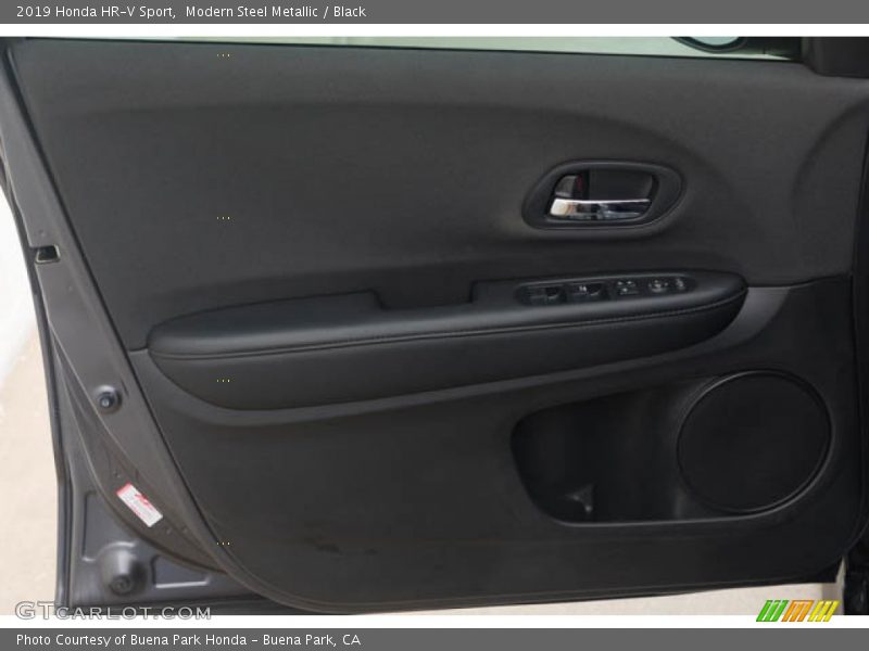 Modern Steel Metallic / Black 2019 Honda HR-V Sport