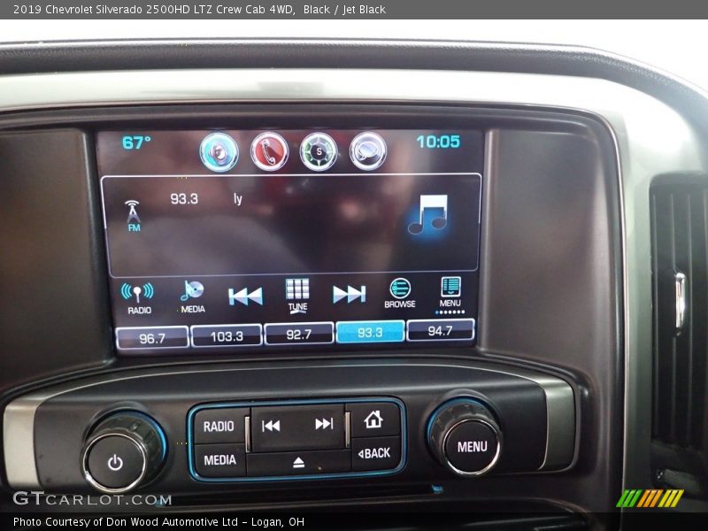 Black / Jet Black 2019 Chevrolet Silverado 2500HD LTZ Crew Cab 4WD