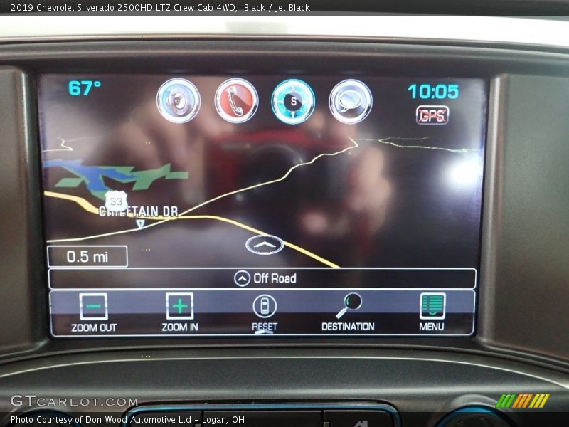 Black / Jet Black 2019 Chevrolet Silverado 2500HD LTZ Crew Cab 4WD