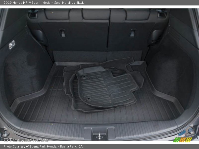 Modern Steel Metallic / Black 2019 Honda HR-V Sport