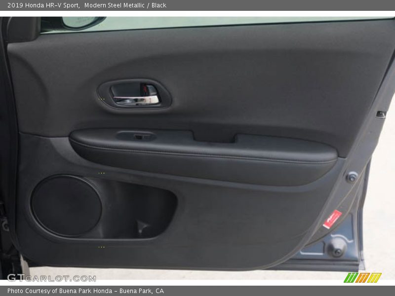 Modern Steel Metallic / Black 2019 Honda HR-V Sport