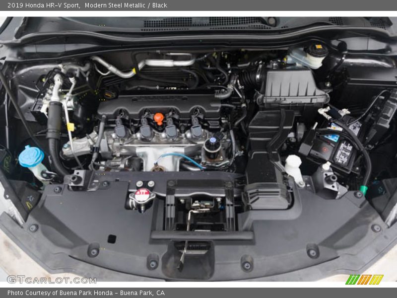 Modern Steel Metallic / Black 2019 Honda HR-V Sport