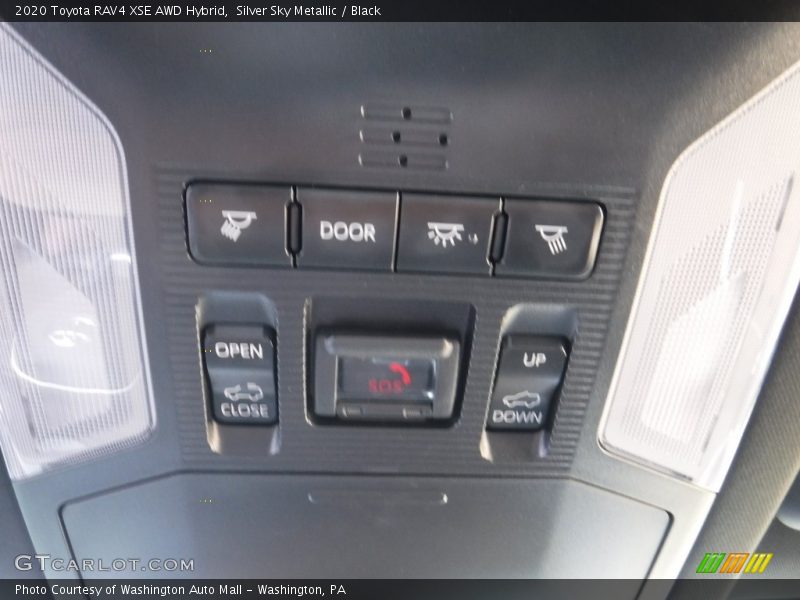 Silver Sky Metallic / Black 2020 Toyota RAV4 XSE AWD Hybrid