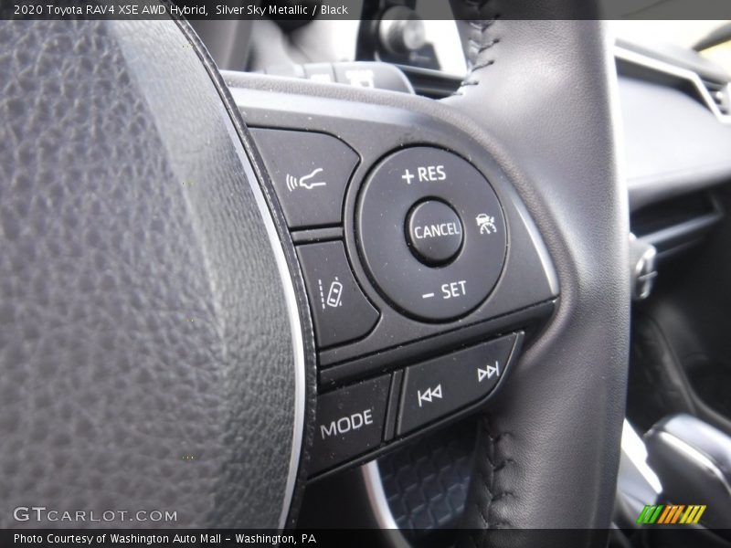 Silver Sky Metallic / Black 2020 Toyota RAV4 XSE AWD Hybrid