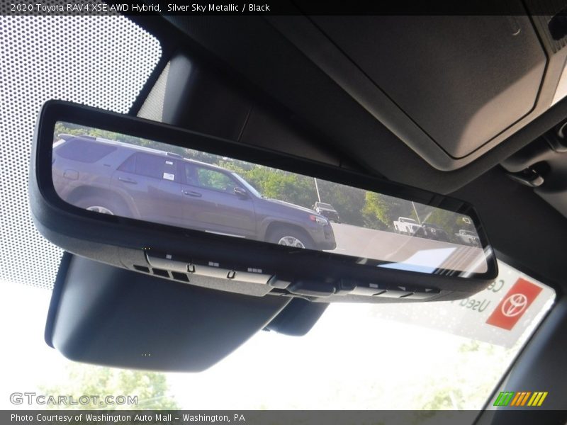 Silver Sky Metallic / Black 2020 Toyota RAV4 XSE AWD Hybrid