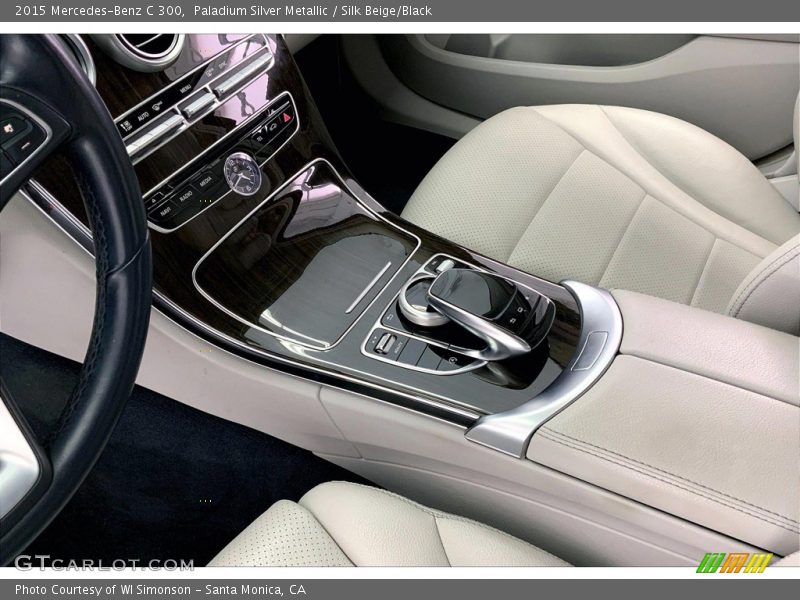 Paladium Silver Metallic / Silk Beige/Black 2015 Mercedes-Benz C 300
