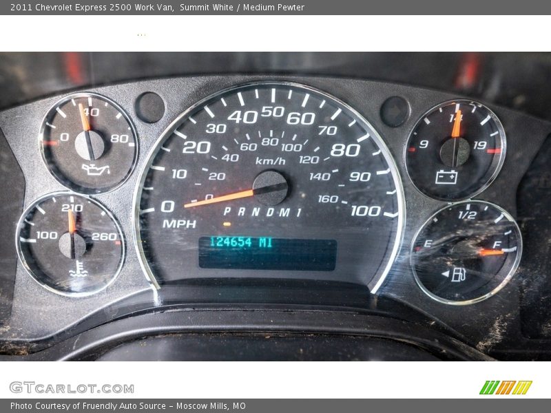 Summit White / Medium Pewter 2011 Chevrolet Express 2500 Work Van
