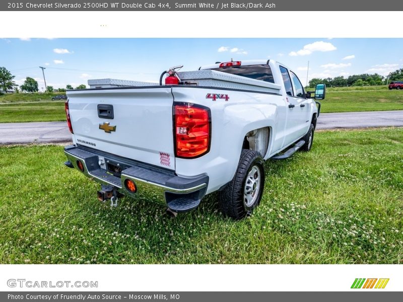 Summit White / Jet Black/Dark Ash 2015 Chevrolet Silverado 2500HD WT Double Cab 4x4