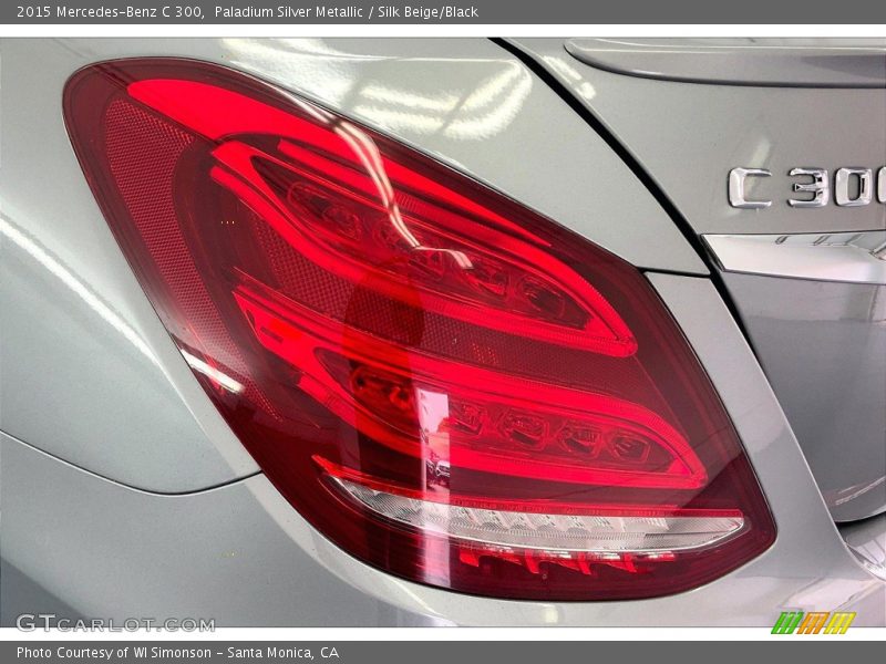 Paladium Silver Metallic / Silk Beige/Black 2015 Mercedes-Benz C 300