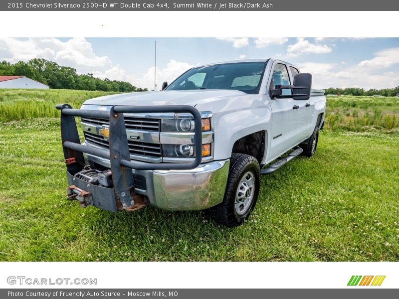 Summit White / Jet Black/Dark Ash 2015 Chevrolet Silverado 2500HD WT Double Cab 4x4