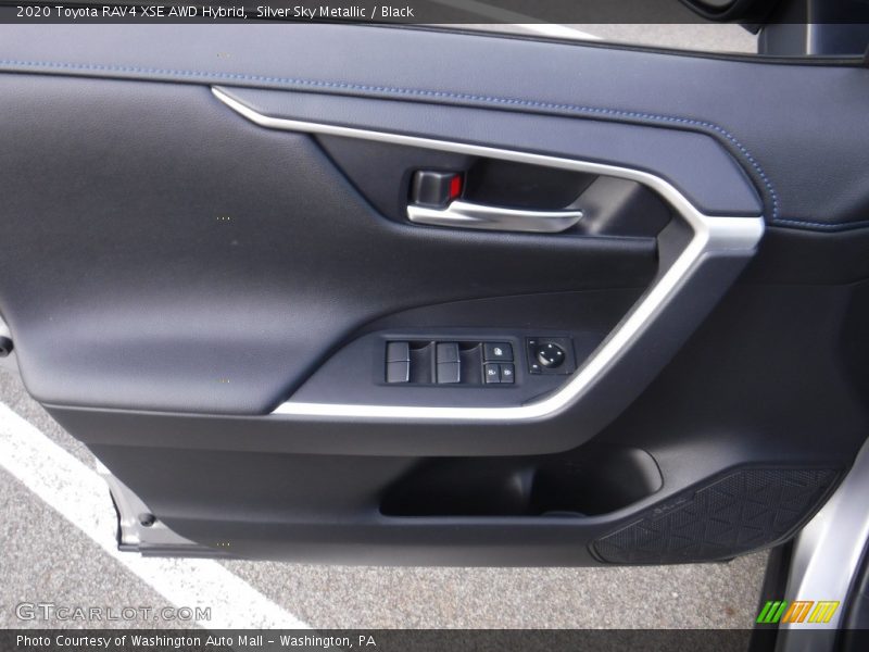 Silver Sky Metallic / Black 2020 Toyota RAV4 XSE AWD Hybrid