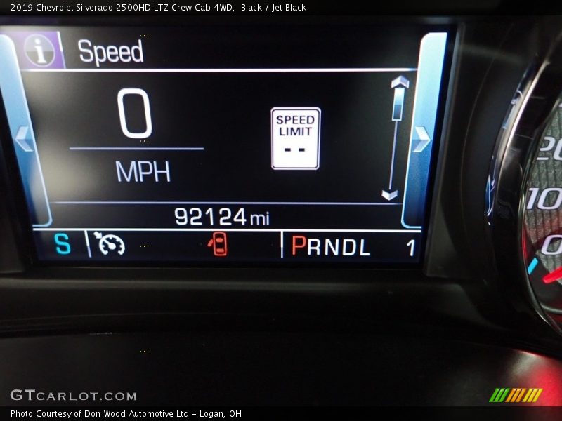 Black / Jet Black 2019 Chevrolet Silverado 2500HD LTZ Crew Cab 4WD