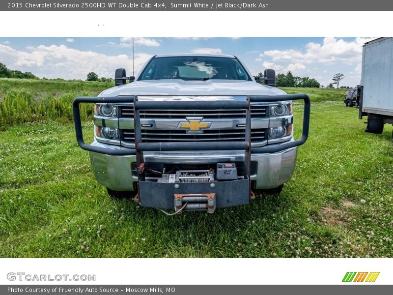 Summit White / Jet Black/Dark Ash 2015 Chevrolet Silverado 2500HD WT Double Cab 4x4