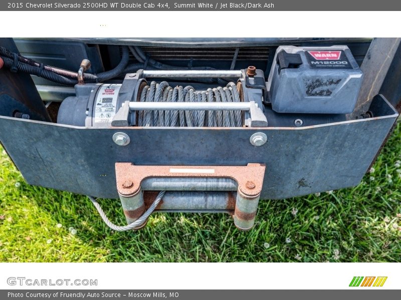 Summit White / Jet Black/Dark Ash 2015 Chevrolet Silverado 2500HD WT Double Cab 4x4