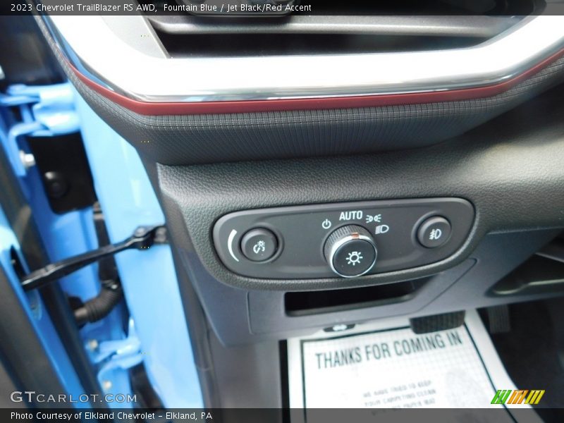 Controls of 2023 TrailBlazer RS AWD