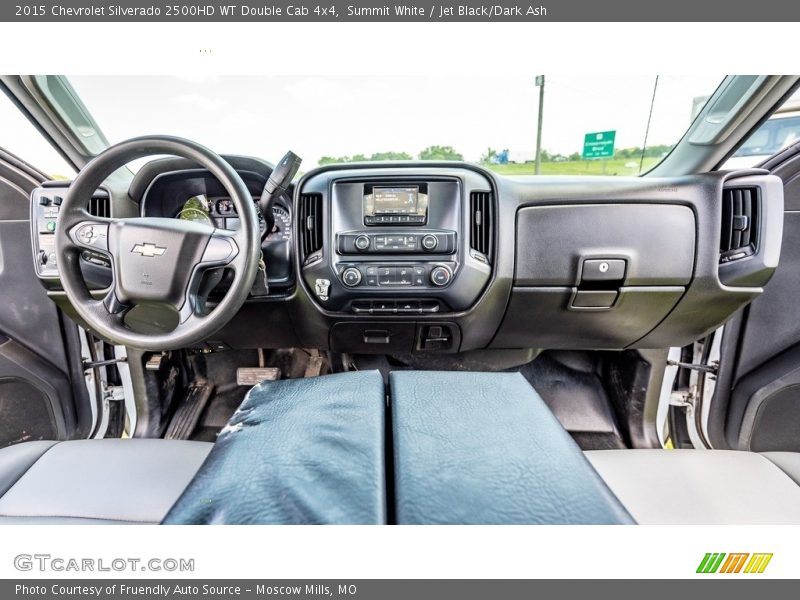 Summit White / Jet Black/Dark Ash 2015 Chevrolet Silverado 2500HD WT Double Cab 4x4