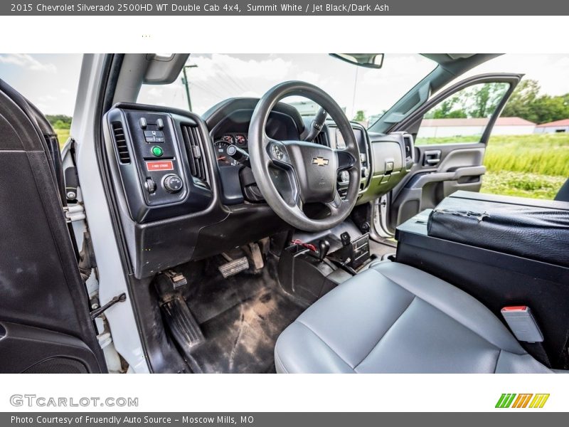 Summit White / Jet Black/Dark Ash 2015 Chevrolet Silverado 2500HD WT Double Cab 4x4