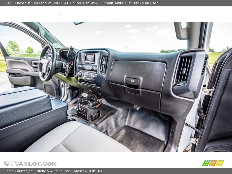 Summit White / Jet Black/Dark Ash 2015 Chevrolet Silverado 2500HD WT Double Cab 4x4