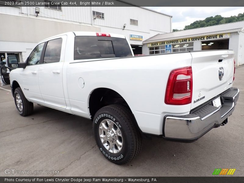 Bright White / Black 2023 Ram 2500 Laramie Crew Cab 4x4