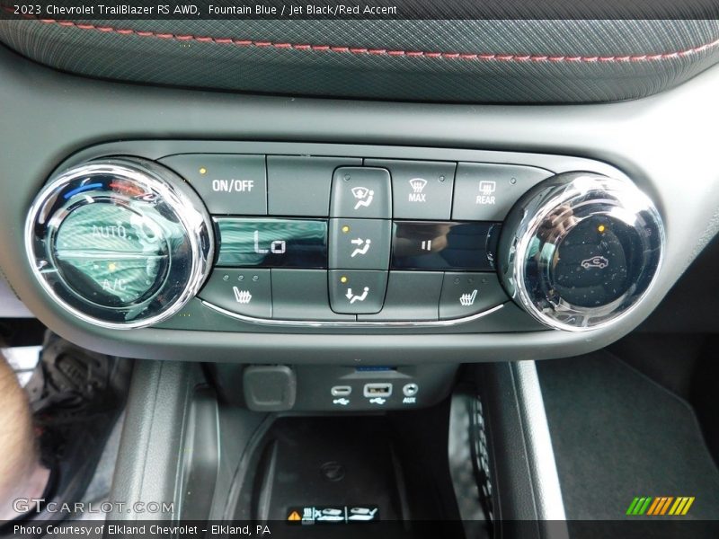 Controls of 2023 TrailBlazer RS AWD