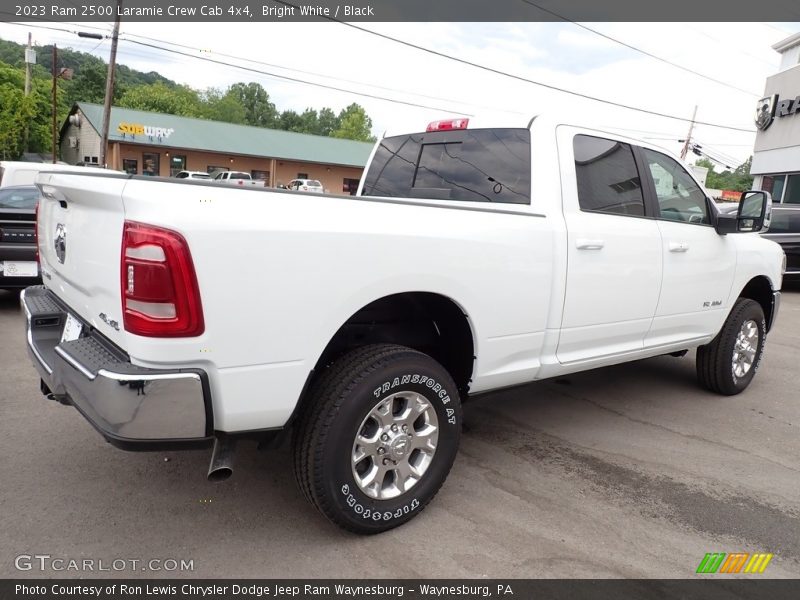 Bright White / Black 2023 Ram 2500 Laramie Crew Cab 4x4