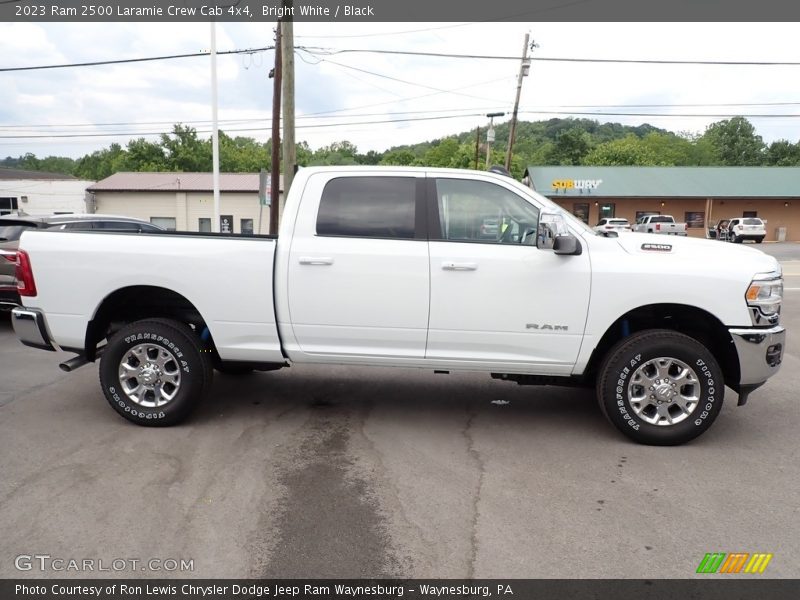 Bright White / Black 2023 Ram 2500 Laramie Crew Cab 4x4