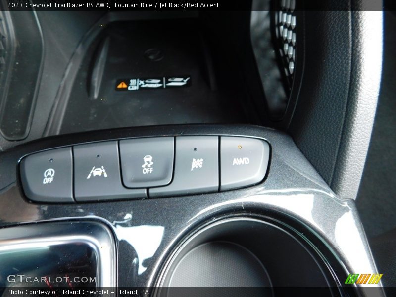 Controls of 2023 TrailBlazer RS AWD