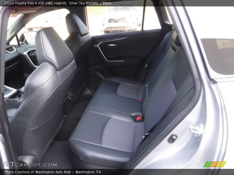 Silver Sky Metallic / Black 2020 Toyota RAV4 XSE AWD Hybrid