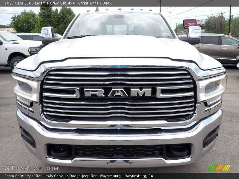 Bright White / Black 2023 Ram 2500 Laramie Crew Cab 4x4