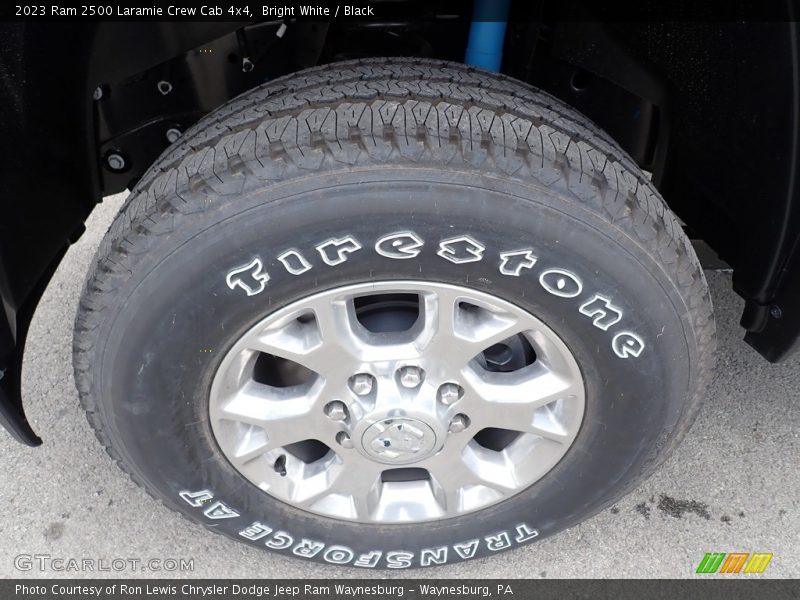 Bright White / Black 2023 Ram 2500 Laramie Crew Cab 4x4