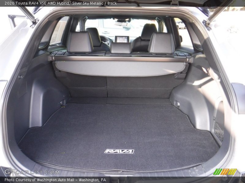 Silver Sky Metallic / Black 2020 Toyota RAV4 XSE AWD Hybrid