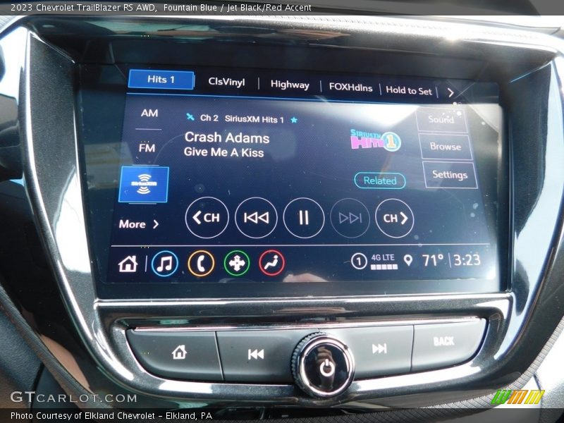 Audio System of 2023 TrailBlazer RS AWD