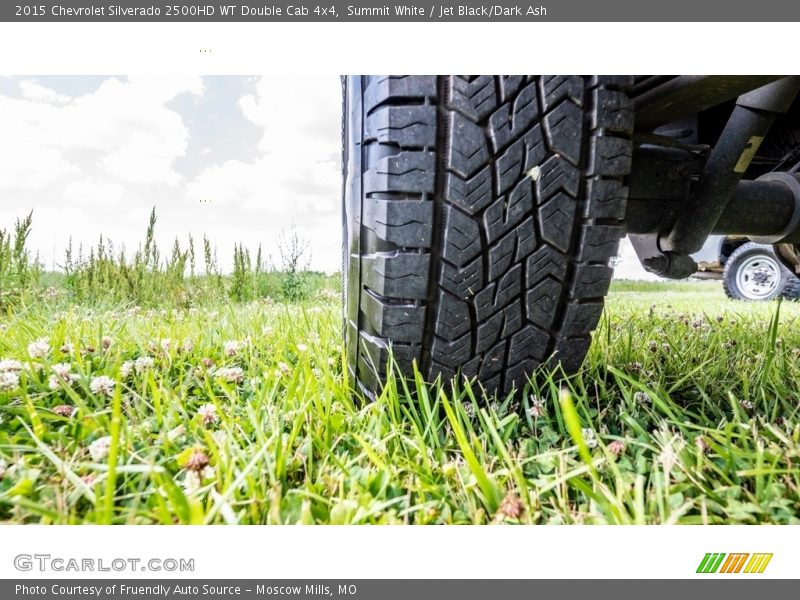 Summit White / Jet Black/Dark Ash 2015 Chevrolet Silverado 2500HD WT Double Cab 4x4